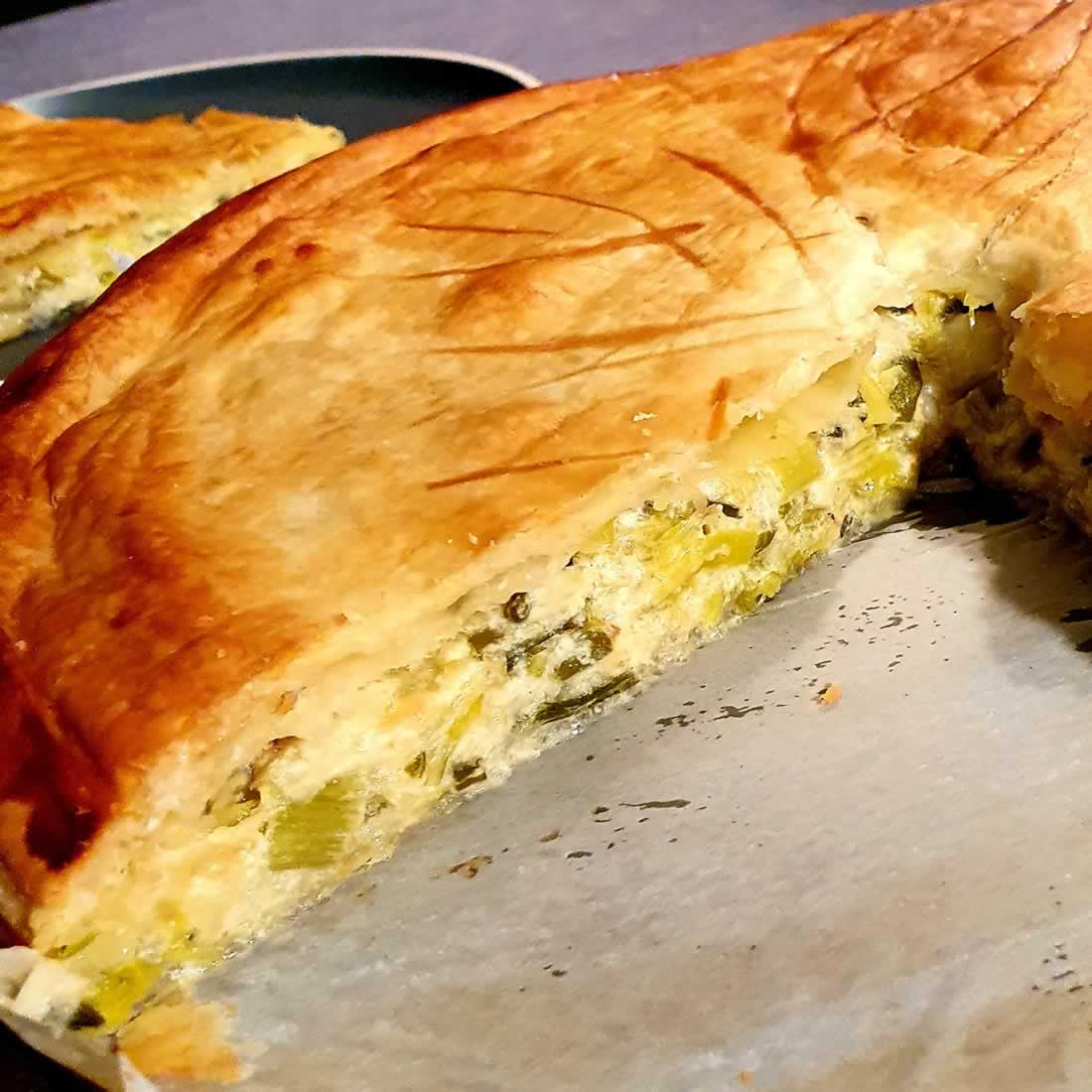 VeggieMood | Tourte Aux Poireaux