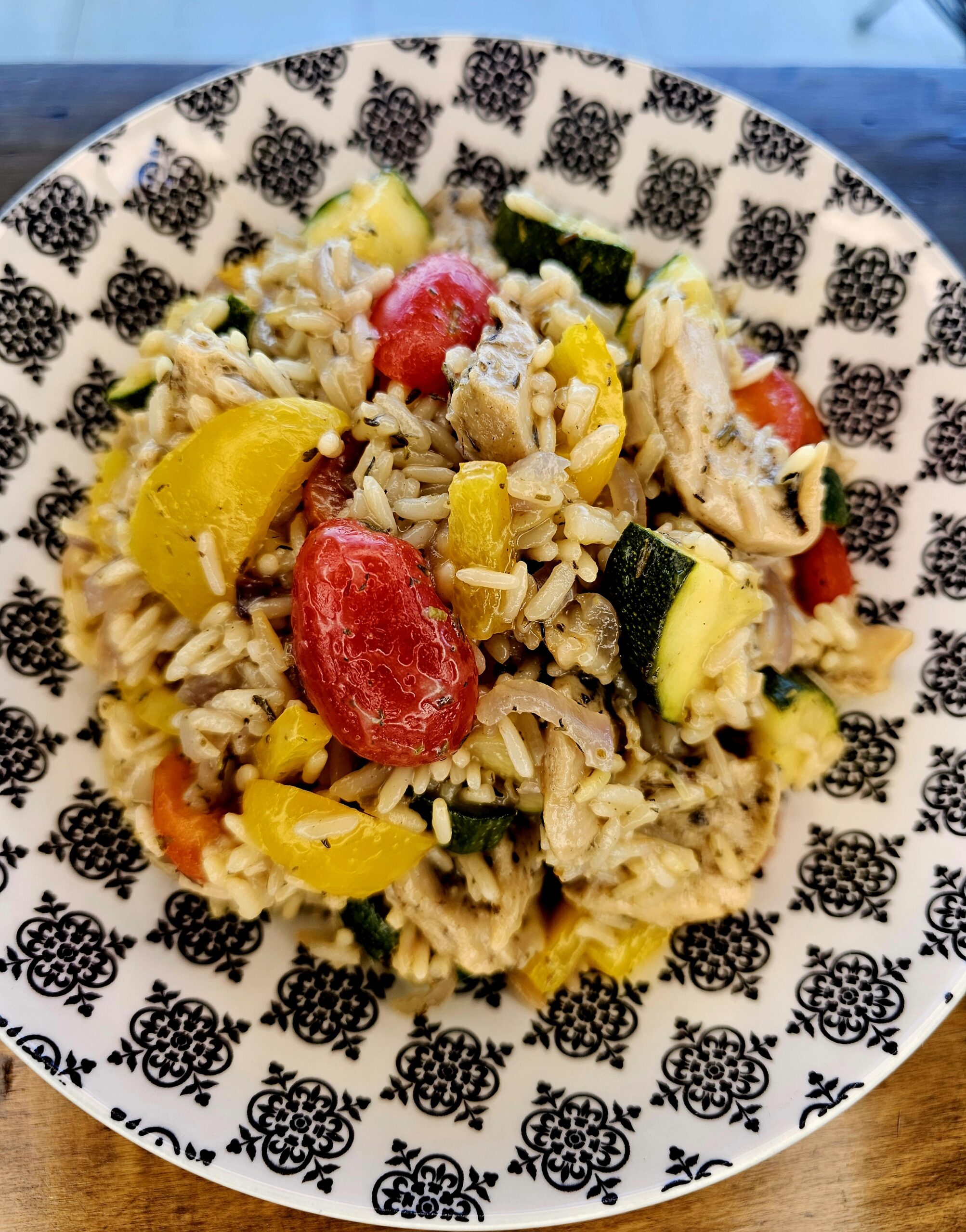 Riz sauté à la méditerranéenne