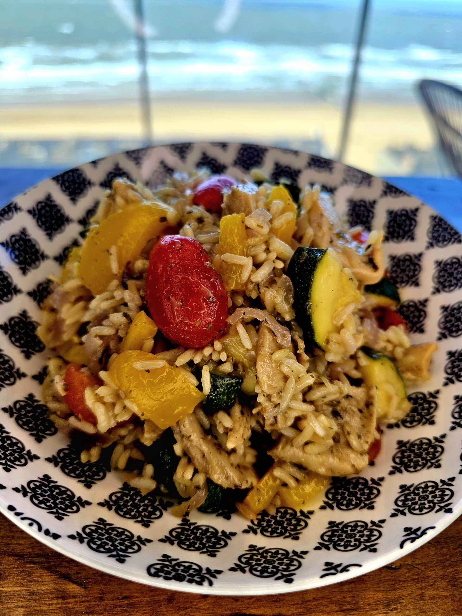 Riz sauté à la méditerranéenne