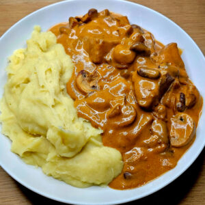 Céleri Stroganoff (Stroganov)