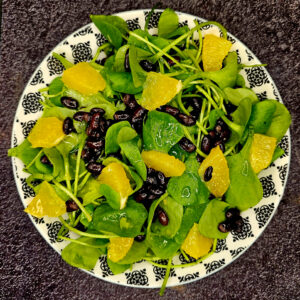 Salade de pourpier d&rsquo;hiver à l&rsquo;orange