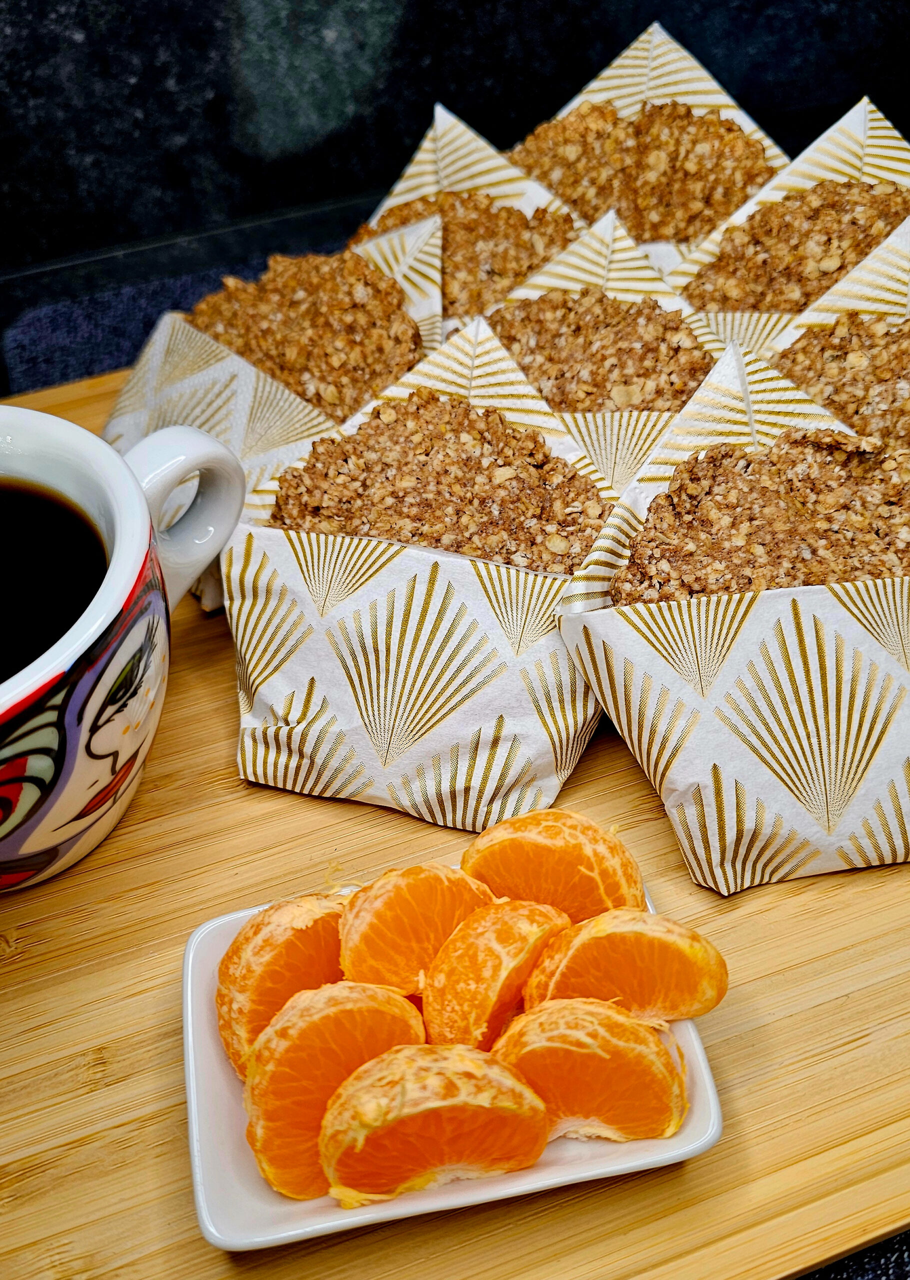 Biscuits (petit d&eacute;jeuner) flocons d'avoine et cannelle