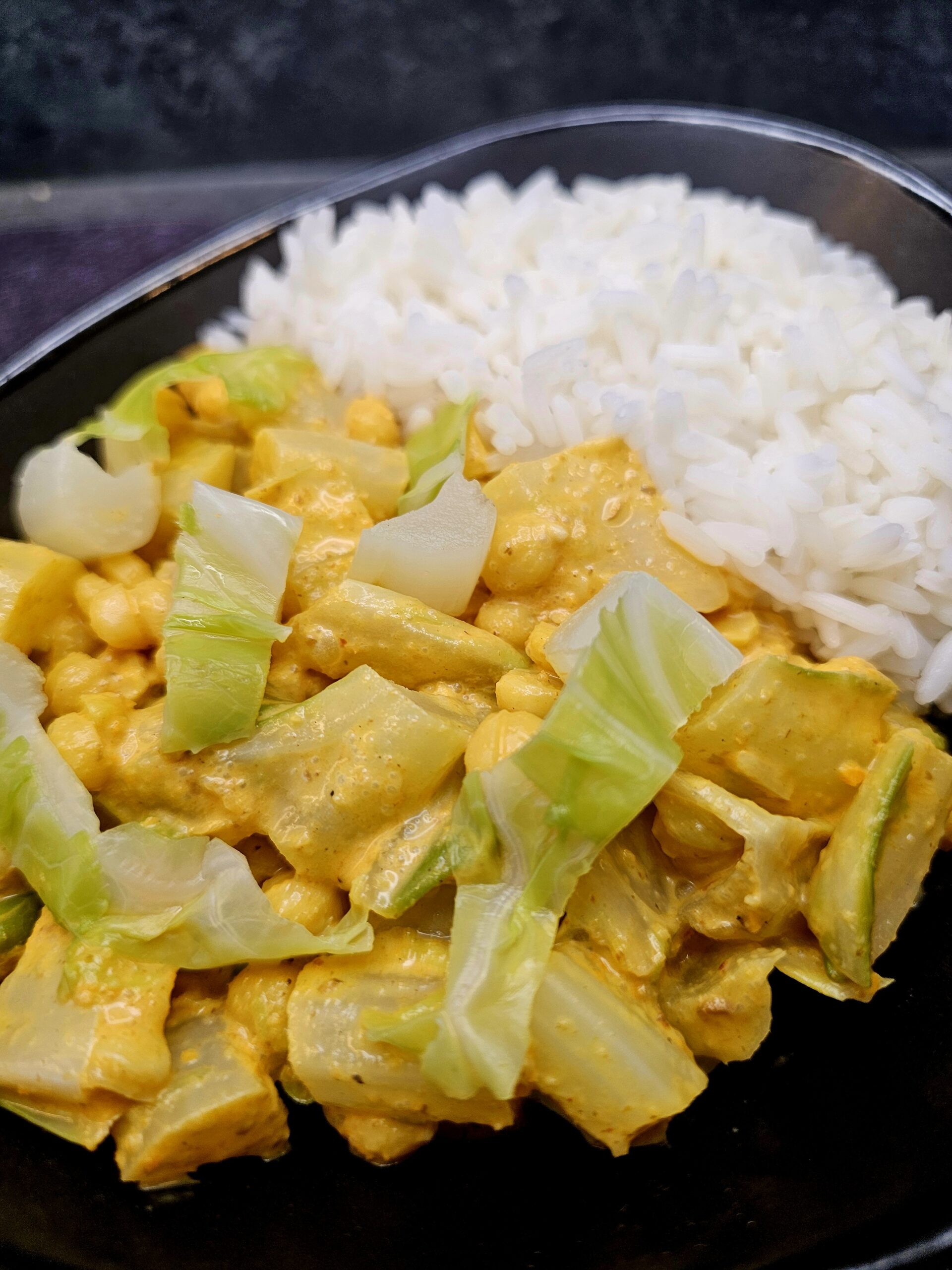 Curry de côtes de chou-fleur